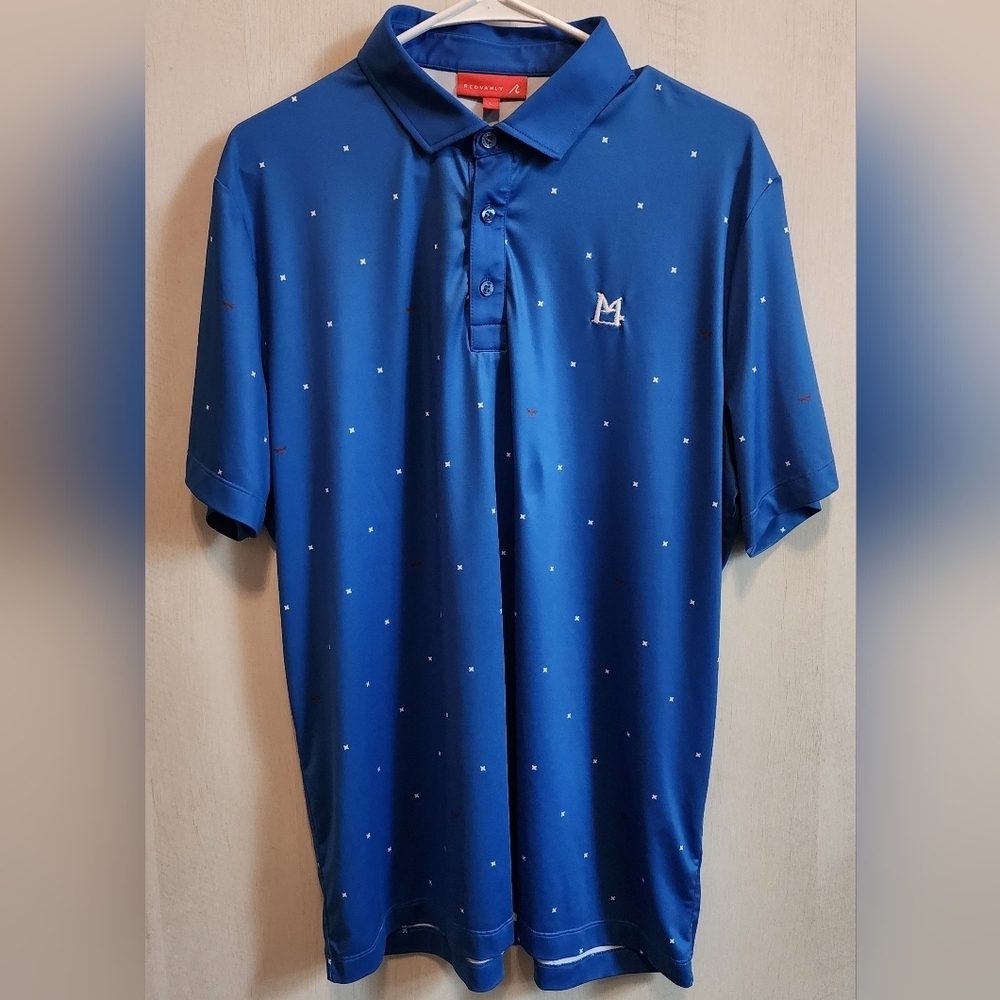 Preowned Redvanly size Large blue Polo